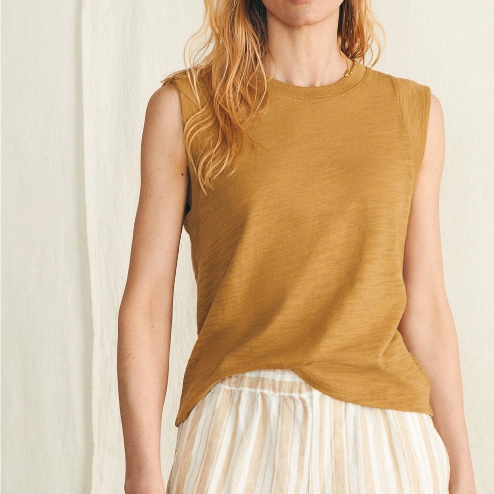 Faherty Mustard Tank